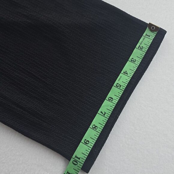 Zara Black Contrasting Short Sleeve V-Neck Open Back Jumpsuit Size M - Picture 10 of 11